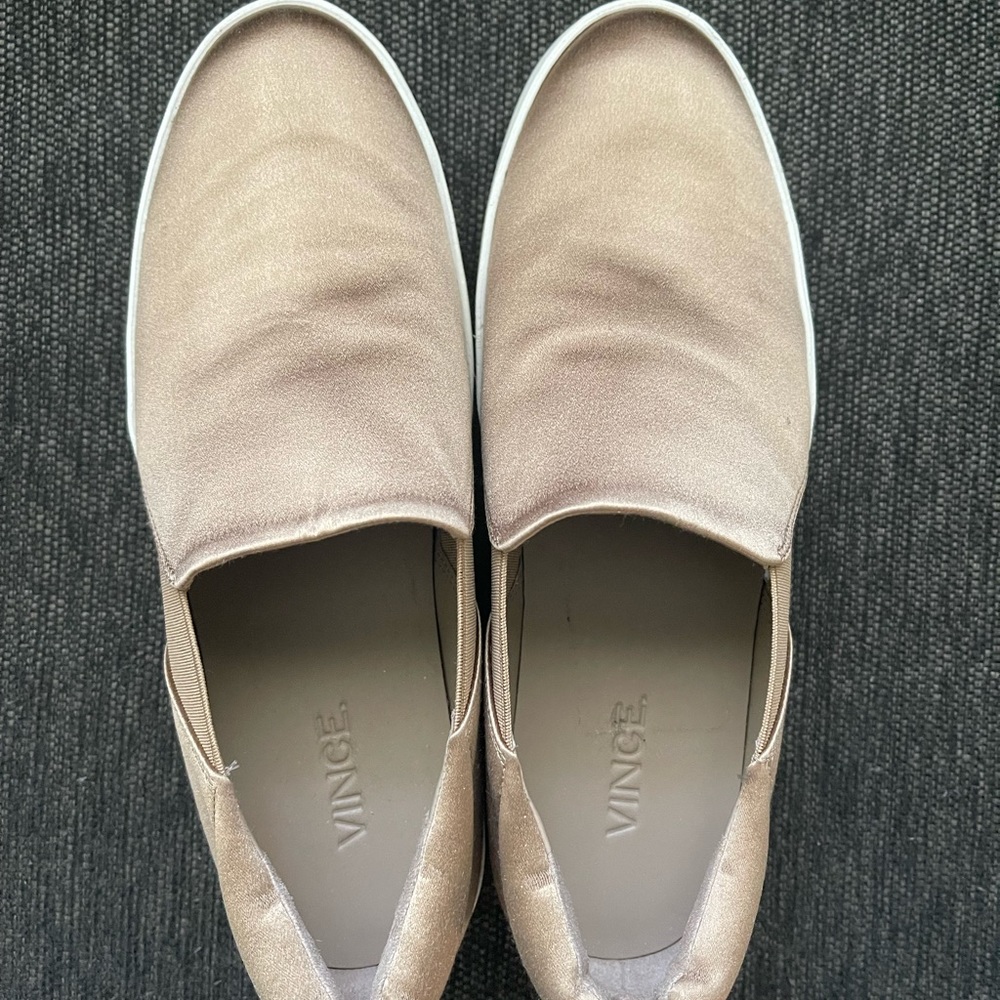 VINCE platform slip on shoes